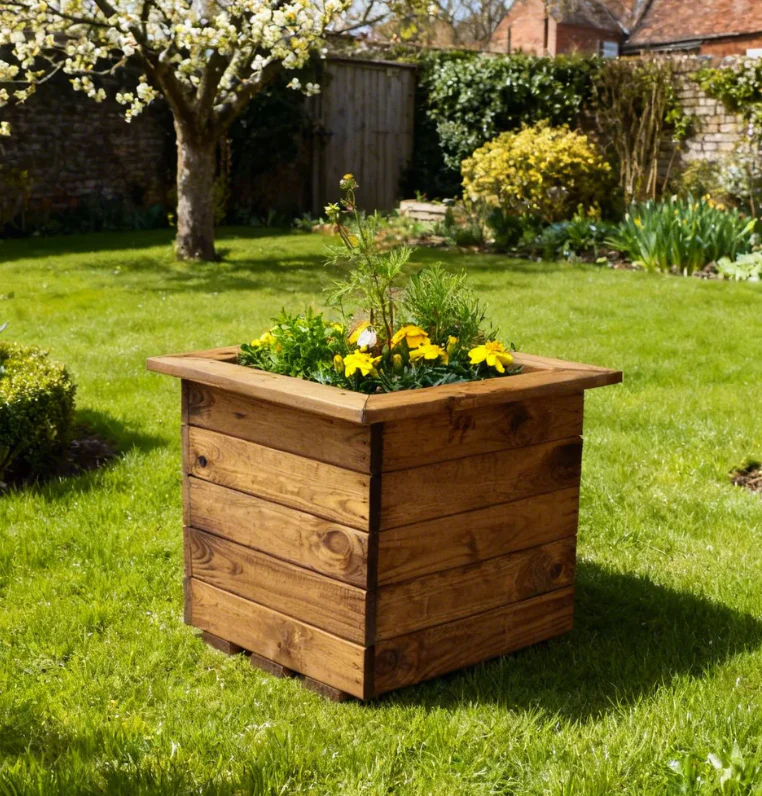 Charles Taylor Large Square Planter - Image 3