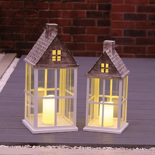 LED House Lantern 55cm - Image 2