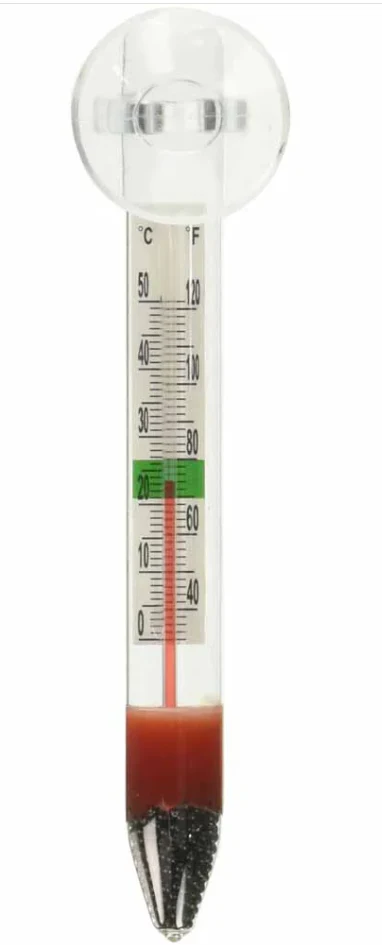 Marina Glass Floating Thermometer With Sucker 4" - Image 2