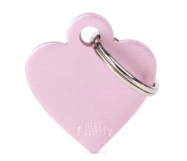 MY FAMILY Small Heart Aluminium ID Tag - Image 2