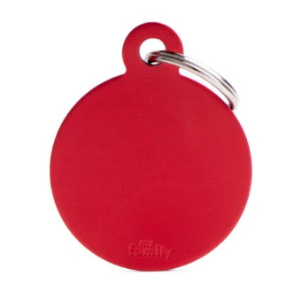 MY FAMILY Big Round Aluminium ID Tag - Image 2