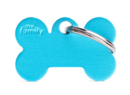 MY FAMILY Small Bone Aluminium ID Tag - Image 6