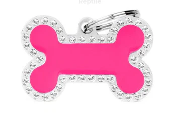 MyFamily Glam Big Bone Strass ID Tag