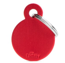 MyFamily Small Aluminium Circle ID Tag - Image 2