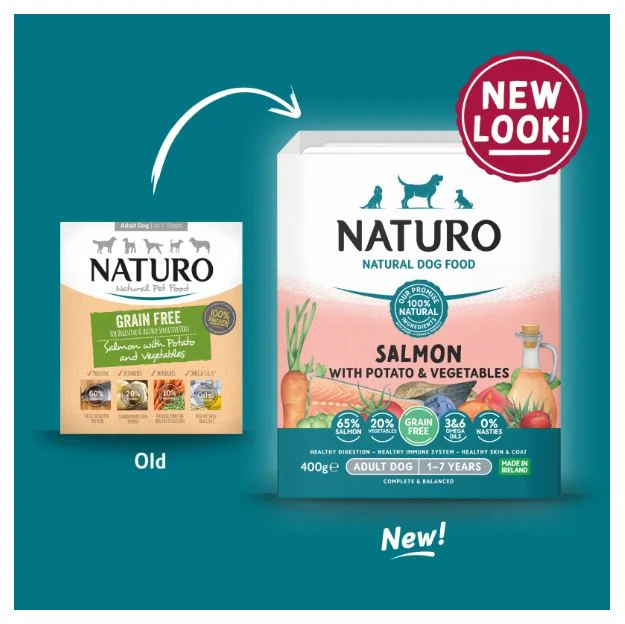 Naturo Grain Free Salmon 400g - Image 4