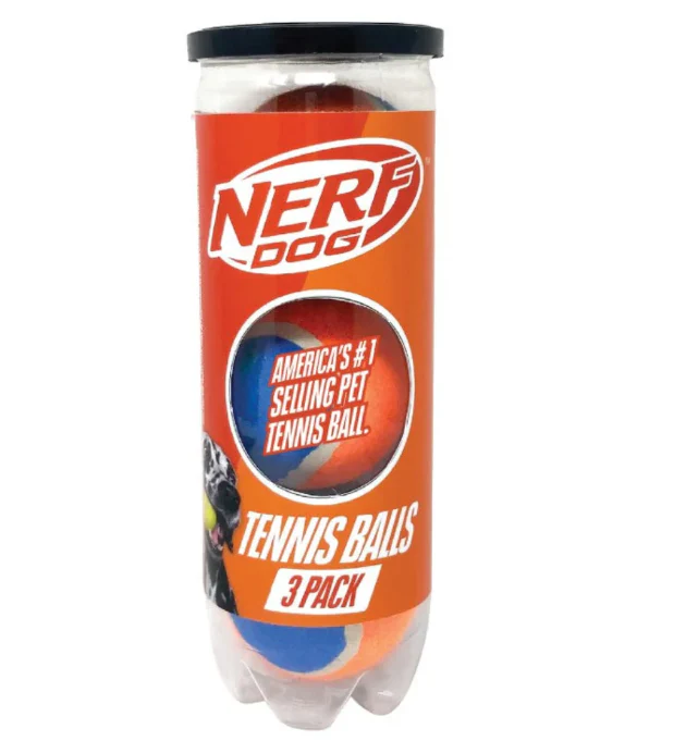 Nerf Tennis Balls in Can 2.5" - 3 Pack