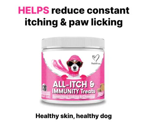 NutriPaw All-Itch & Immunity Treats 120 Chews - Image 2