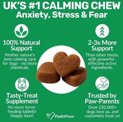 NutriPaw Calming Treats 120 Chews - Image 5
