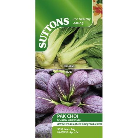 Pak Choi 'Crunchy Colour Mix' - Seeds