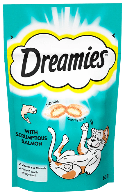 Dreamies Cat Treats with Salmon - 60g