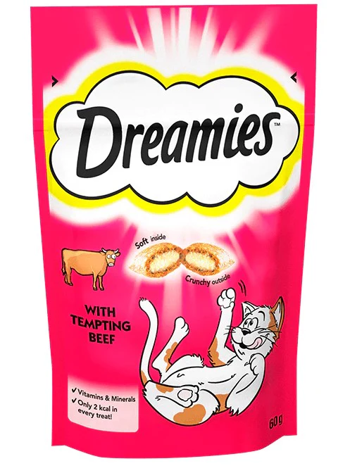 Dreamies Cat Treats with Beef 60g