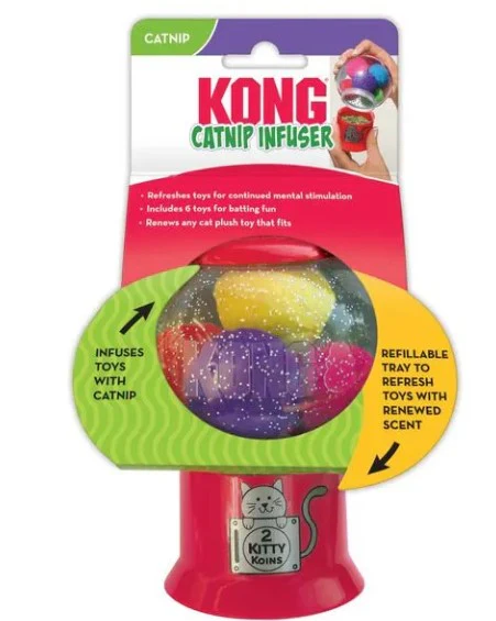 Kong Gumball Catnip Infuser Cat Toy