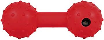 12cm Rubber Toy Dumbbell - Image 2