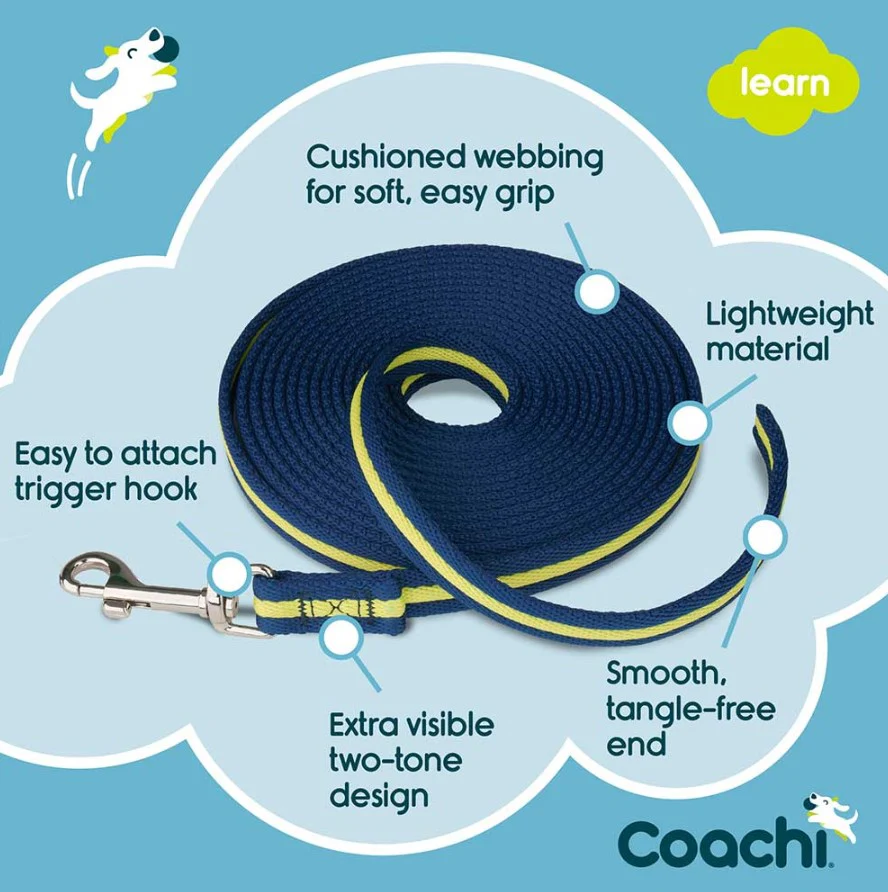 Coachi Dog Training Line - Navy & Lime - Image 2