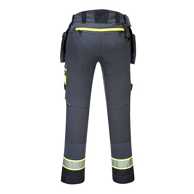 Portwest DX4 Detachable Holster Pocket Trousers Metal Grey - Image 2