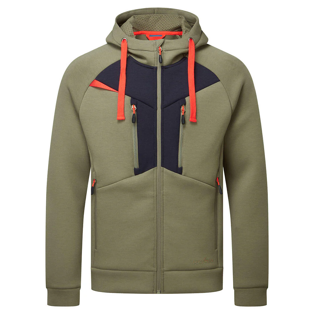 Portwest DX472 - DX4 Zipped Hoodie - Moss Green