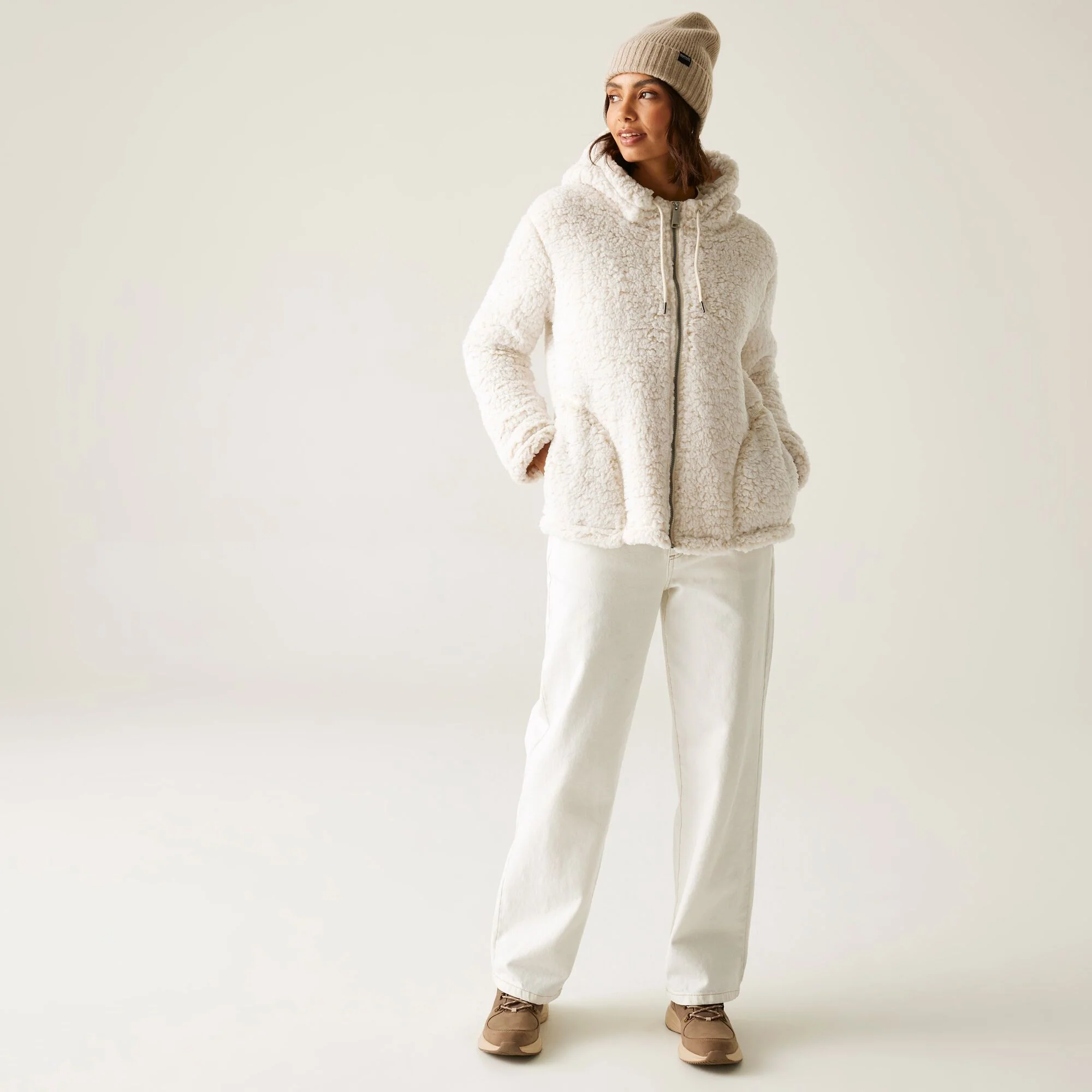 Regatta AW25/26 Women's Orielle Full Zip Fleece | Light Vanilla - Image 3