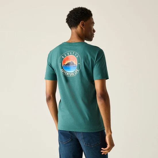 Regatta Cline T-Shirt - Green - Image 2