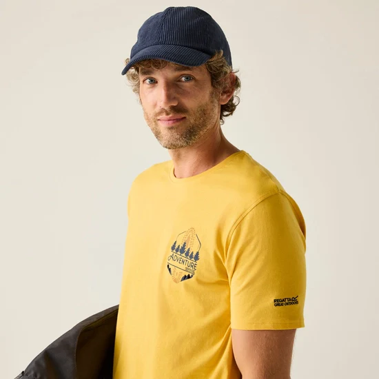 Regatta Cline T-Shirt - Yellow - Image 4