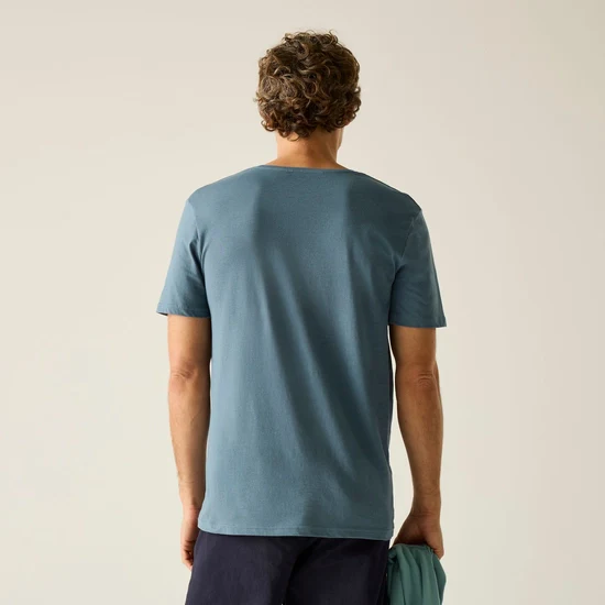 Regatta Tait T-Shirt - Blue - Image 2