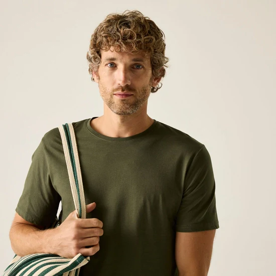 Regatta Tait T-Shirt - Khaki - Image 5