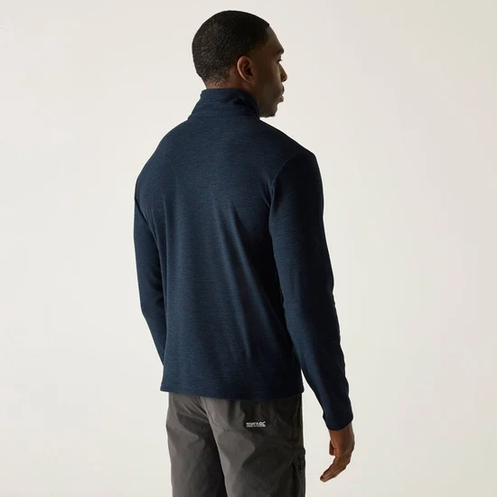 Regatta Thompson Marl Half Zip Fleece - Navy - Image 4
