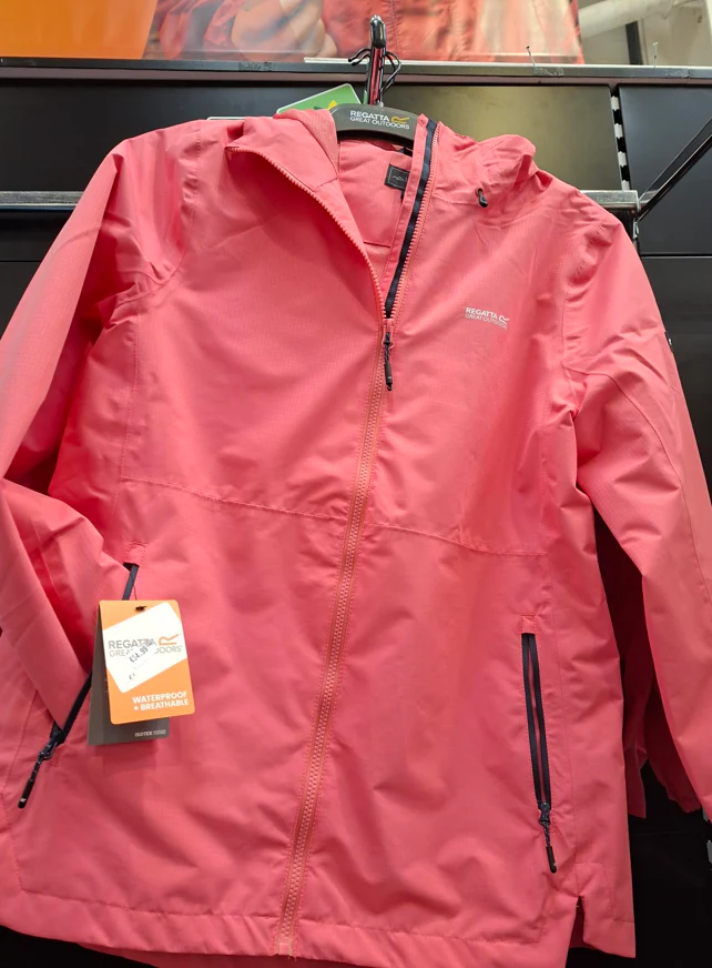 Regatta Women's Hamara IV Waterproof Jacket - Peach Pink