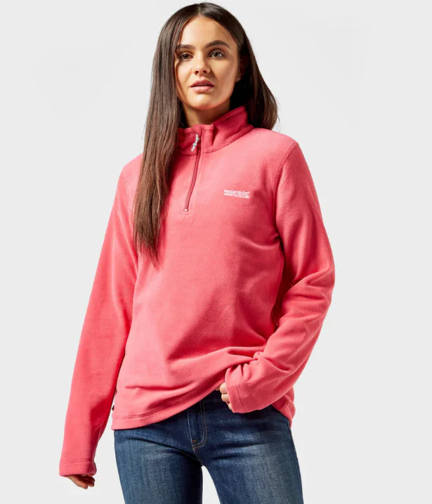 Regatta Women's Sweetheart Half Zip Fleece - Pink - Image 3