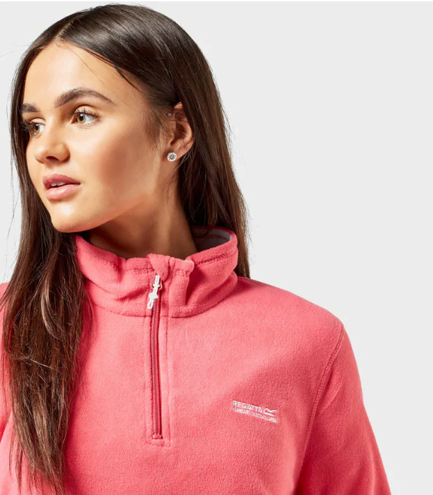 Regatta Women's Sweetheart Half Zip Fleece - Pink - Image 4