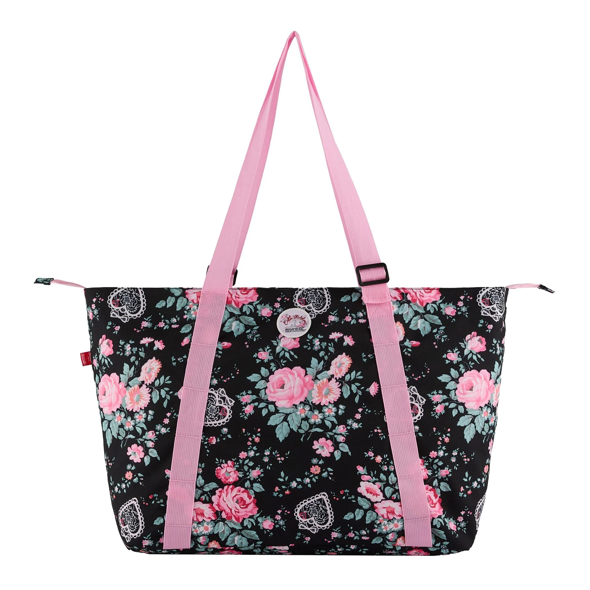 Regatta X Cath Kidston Tote - Black Hackney Rose