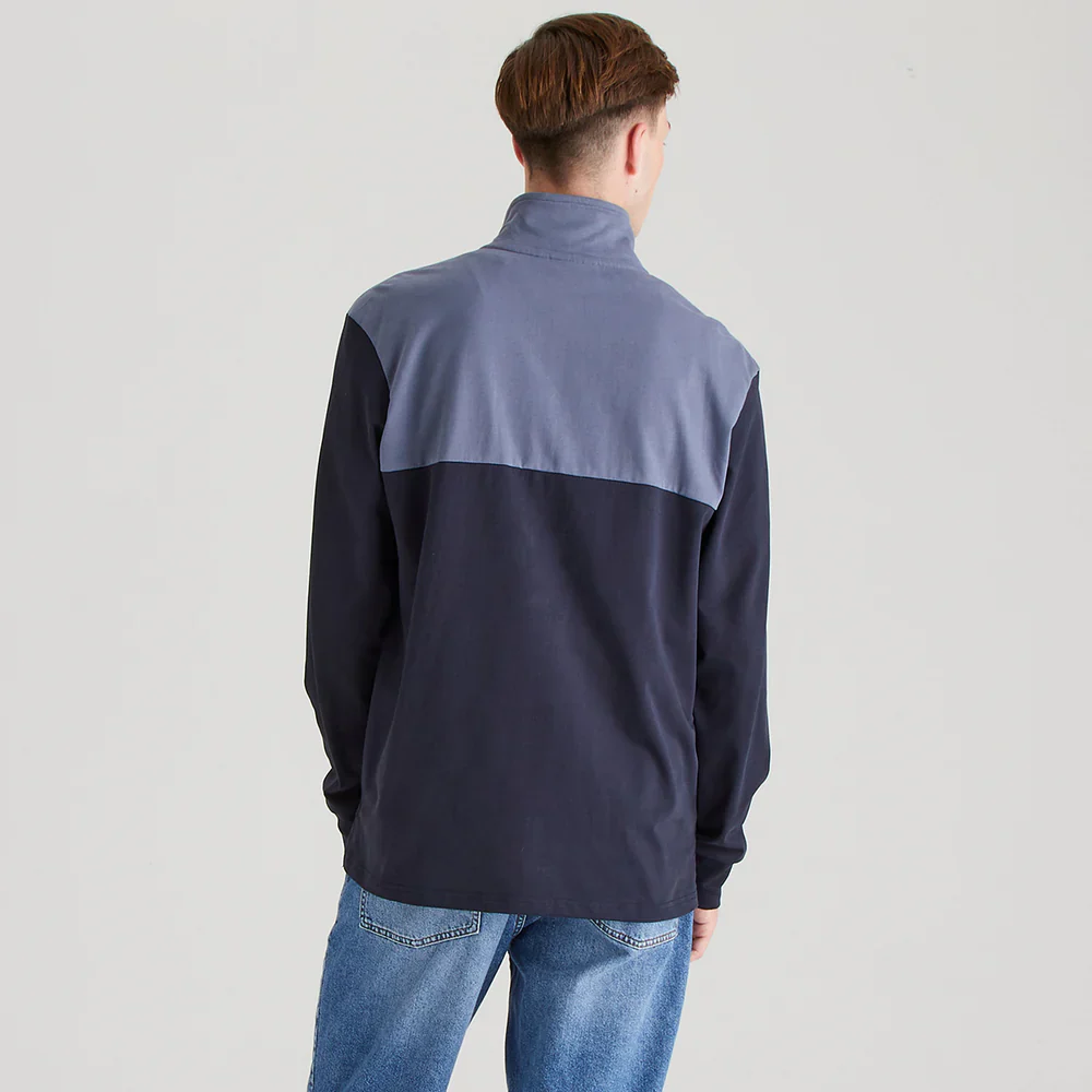 Ridgeline Men's Salthouse 1/4 Zip Top - Navy - Image 4