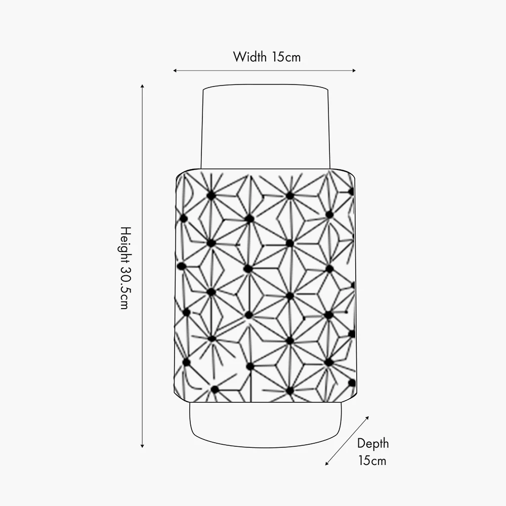 Sidra Aquamarine Stoneware Etch Detail Vase - Image 8