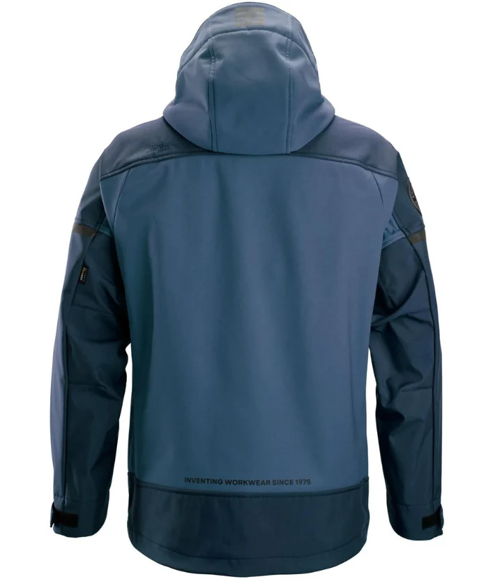 Snickers Hooded Softshell Stretch Jacket - Dark Navy - Image 2