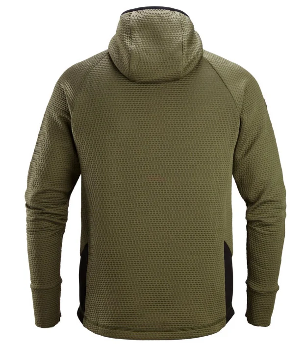 Snickers Midlayer Full Zip Jacket - Khaki Green/Black - Image 2