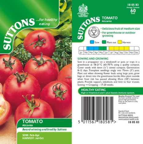 Tomato 'Alicante (Indeterminate)' - Seeds - Image 3