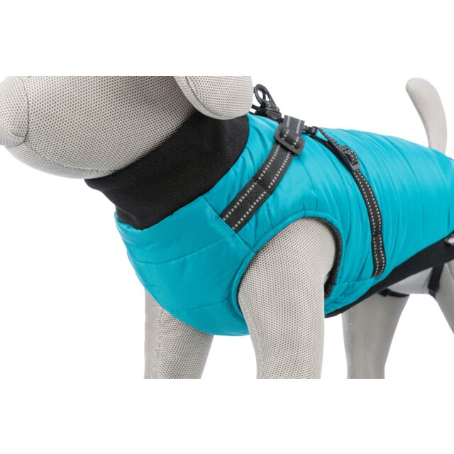 Trixie Pontis Coat with Harness Aqua - Image 3
