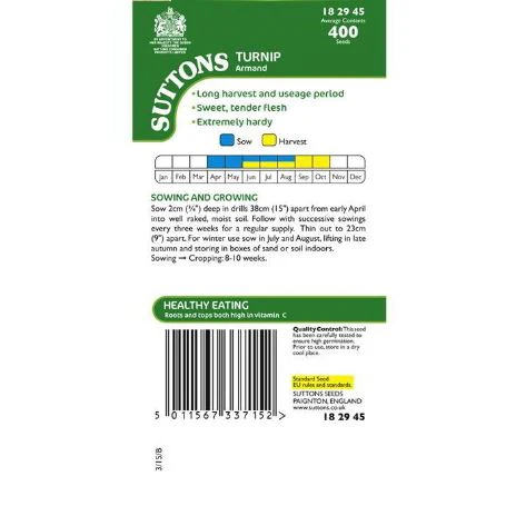 Turnip 'Armand' - Seeds - Image 2